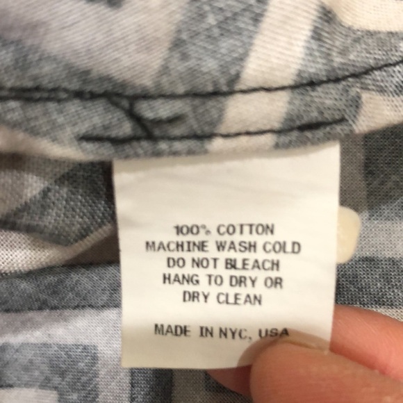 Atelier New York Dress Size 4 Black Brown Zigzag Chevron - Picture 9 of 11